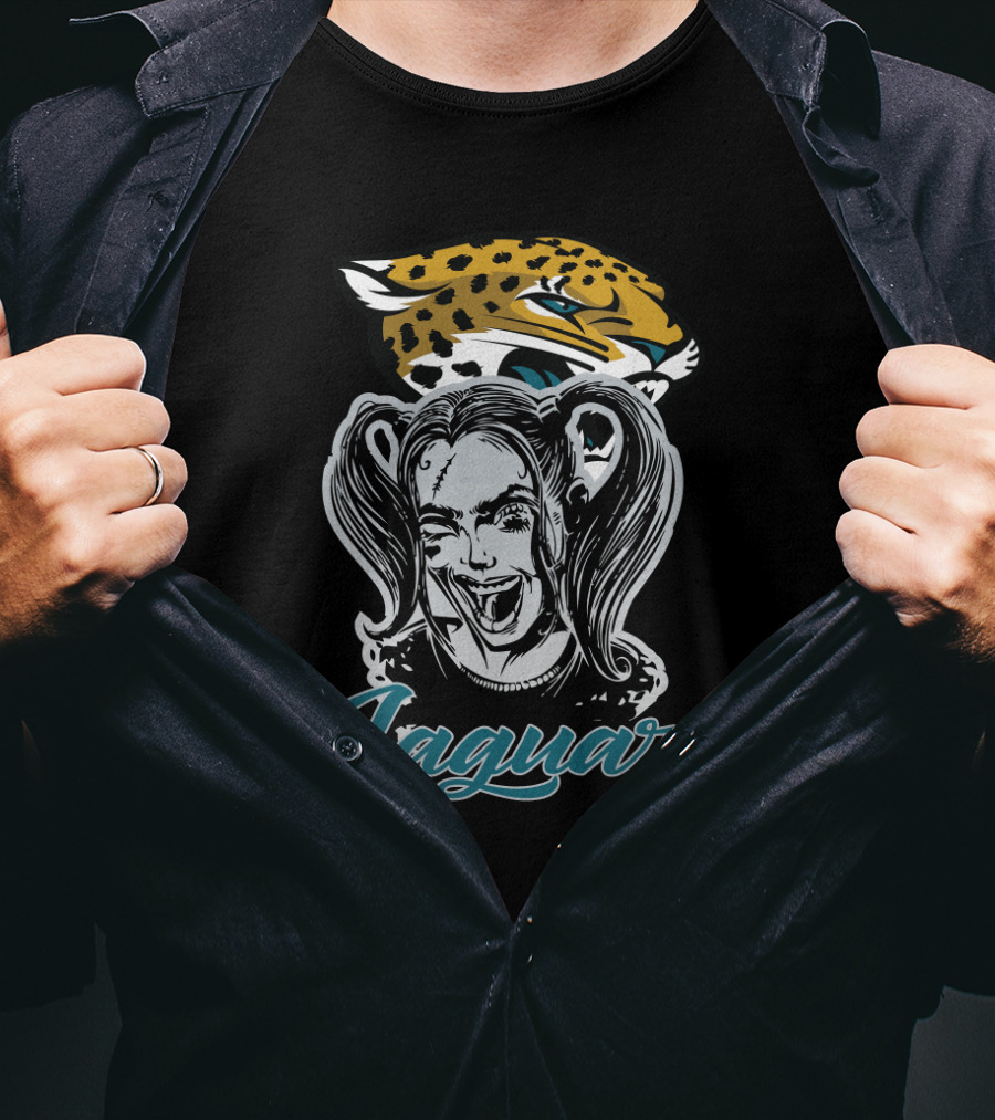 Harley Quinn Jacksonville Jaguars T-Shirt