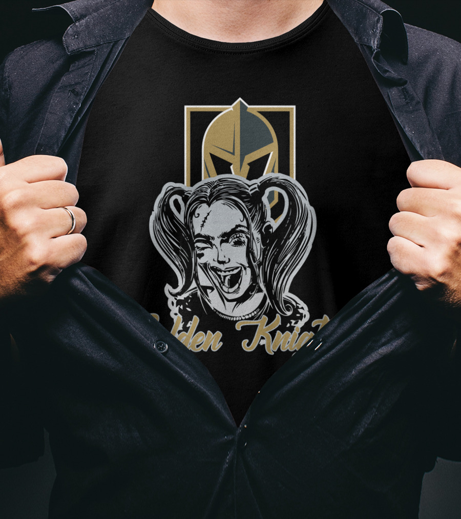 Harley Quinn Golden Knights Fans T-Shirt