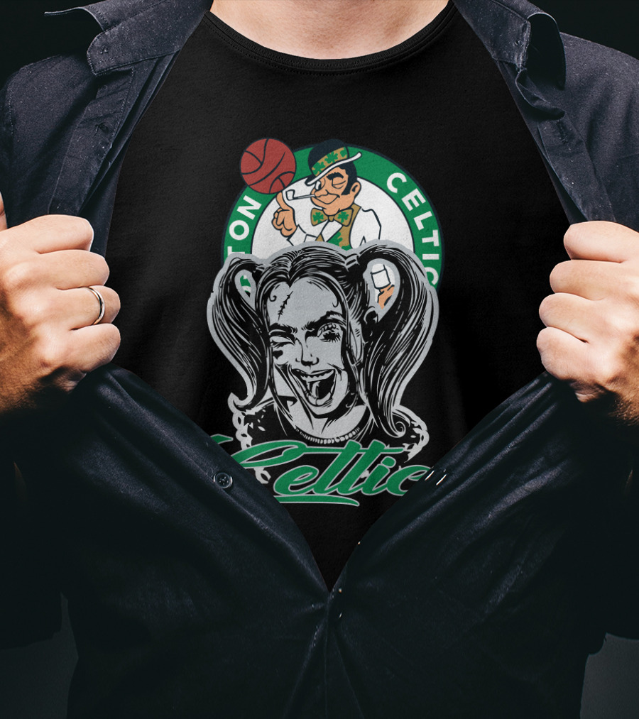 Harley Quinn Celtics Boston Fans T-Shirt