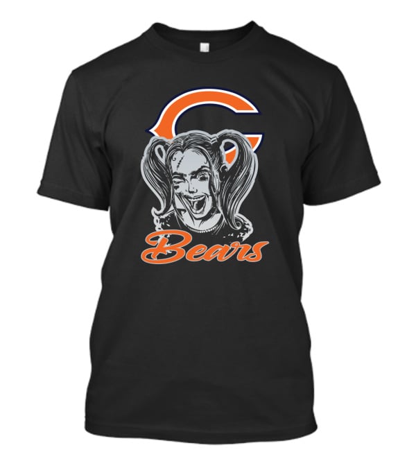 Chicago Bears Fans Harley Quinn Style T-Shirt