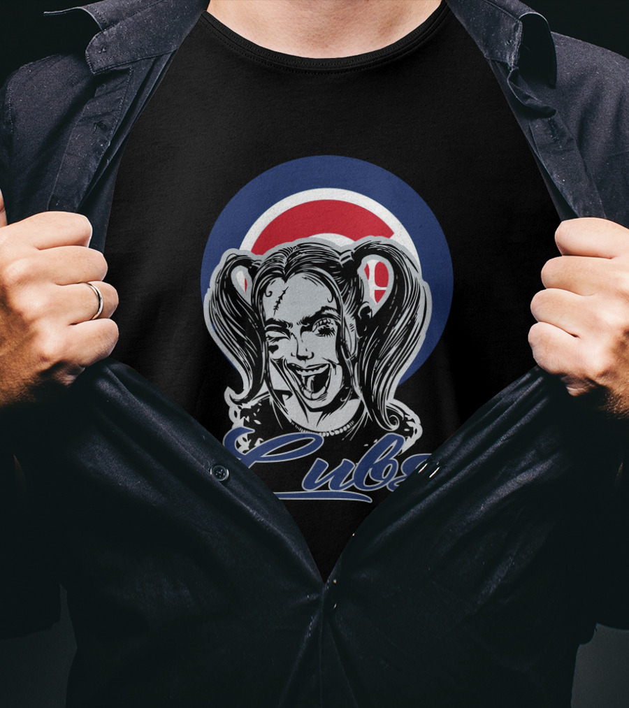 Harley Quinn Cubs Fans Chicago Baseball Team T-Shirt