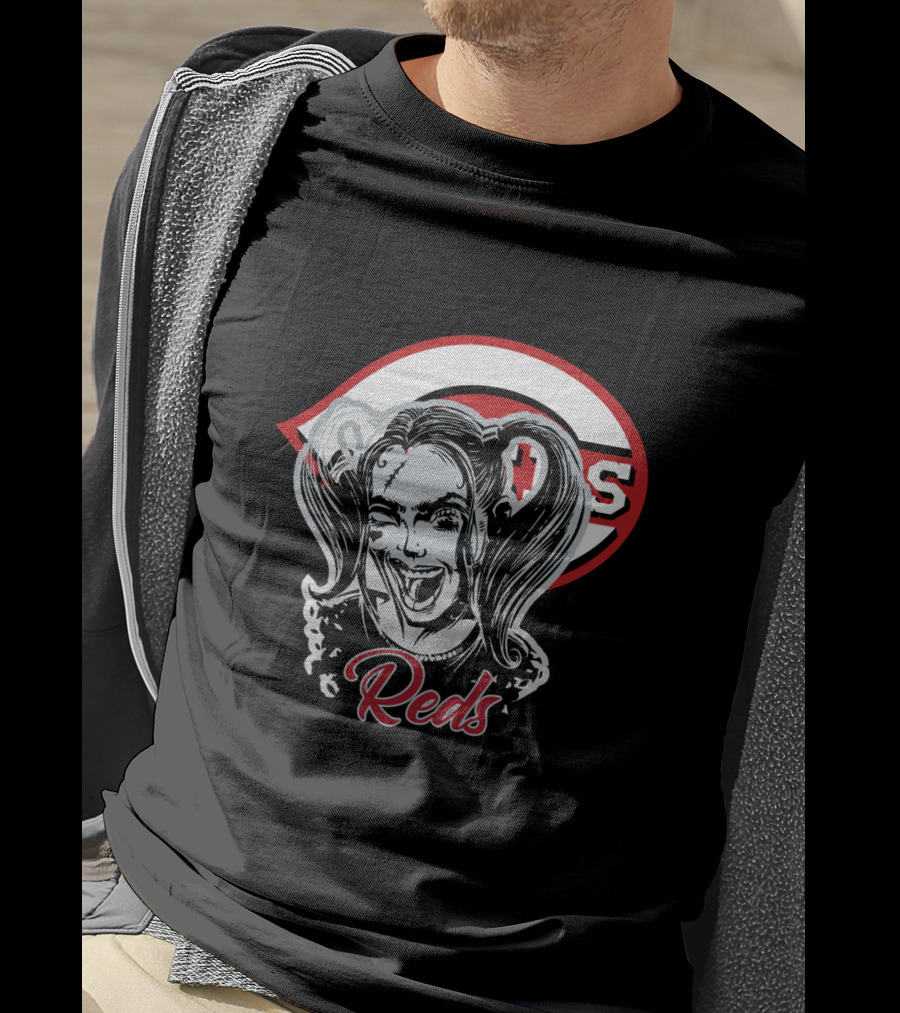 Reds Fans Harley Quinn Cincinnati Baseball T-Shirt