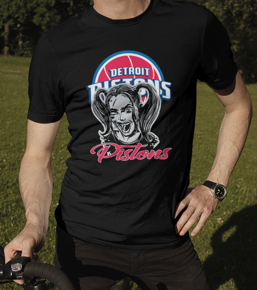 Detroit Pistons Harley Quinn Fans T-Shirt