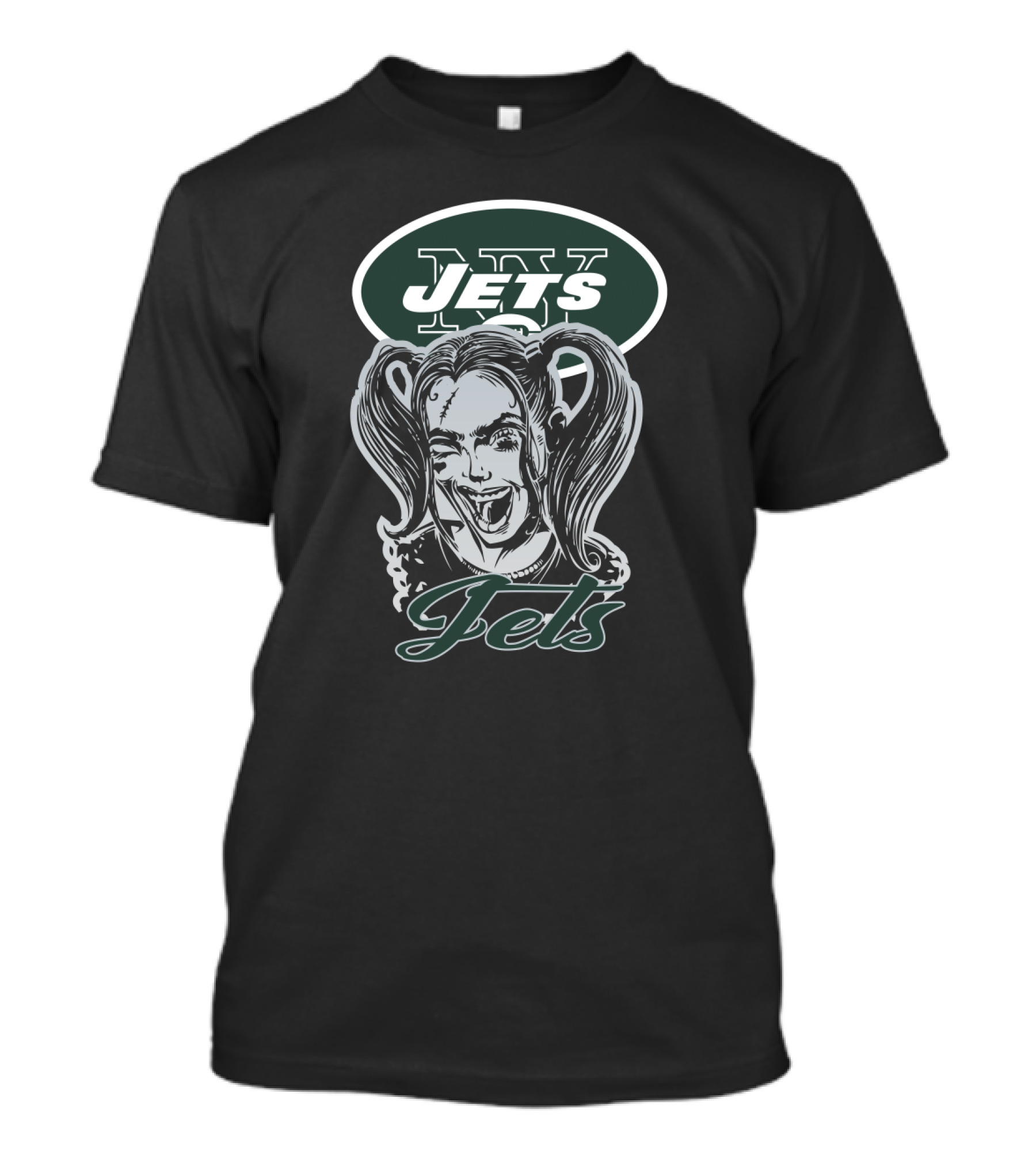 Harley Quinn New York Jets Nfl Fans T-Shirt
