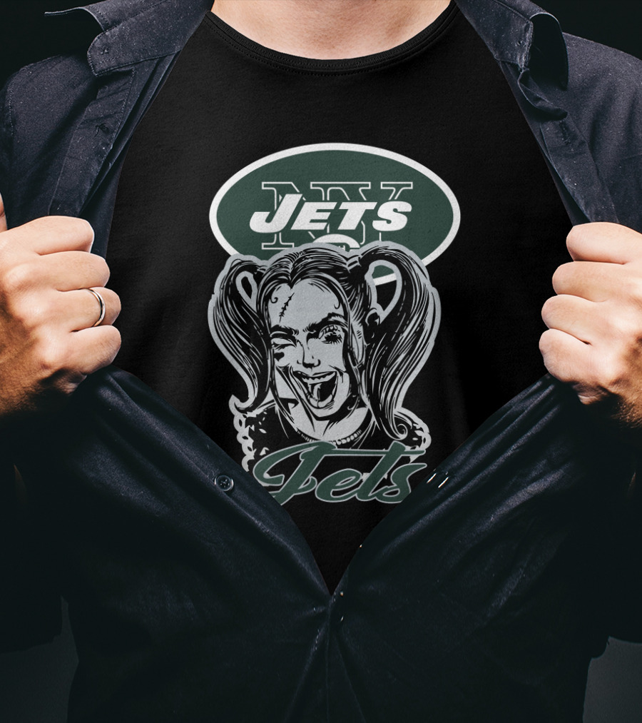 Harley Quinn New York Jets Nfl Fans T-Shirt