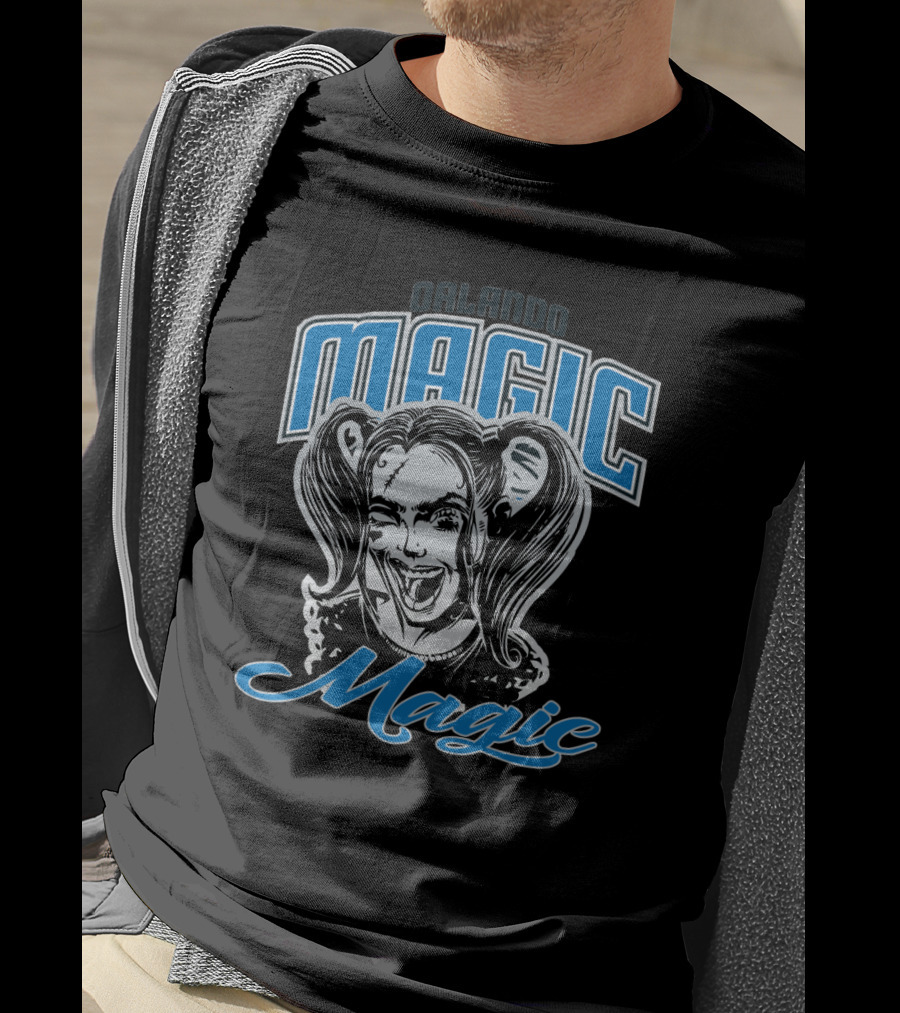 Orlando Magic Fans Harley Quinn Mashup T-Shirt