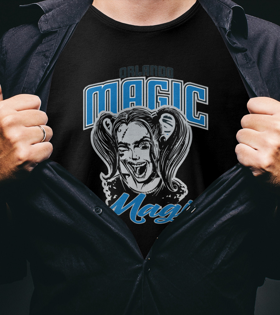Orlando Magic Fans Harley Quinn Mashup T-Shirt