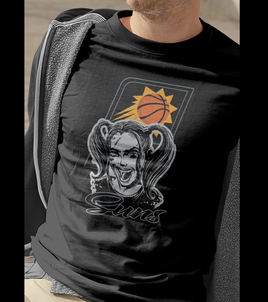 Harley Quinn Phoenix Suns Basketball Fans T-Shirt