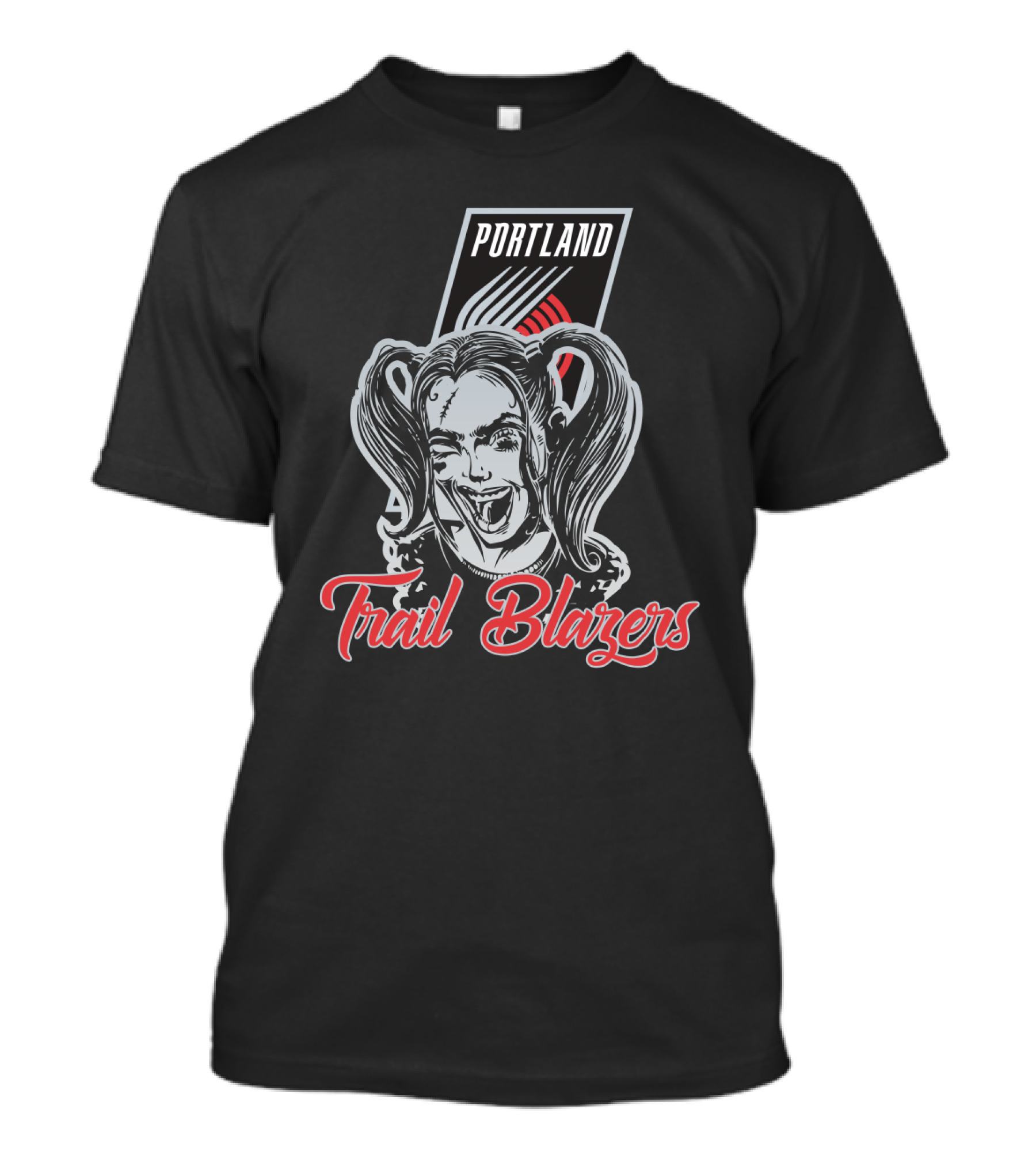 Portland Trail Blazers Harley Quinn Fan T-Shirt