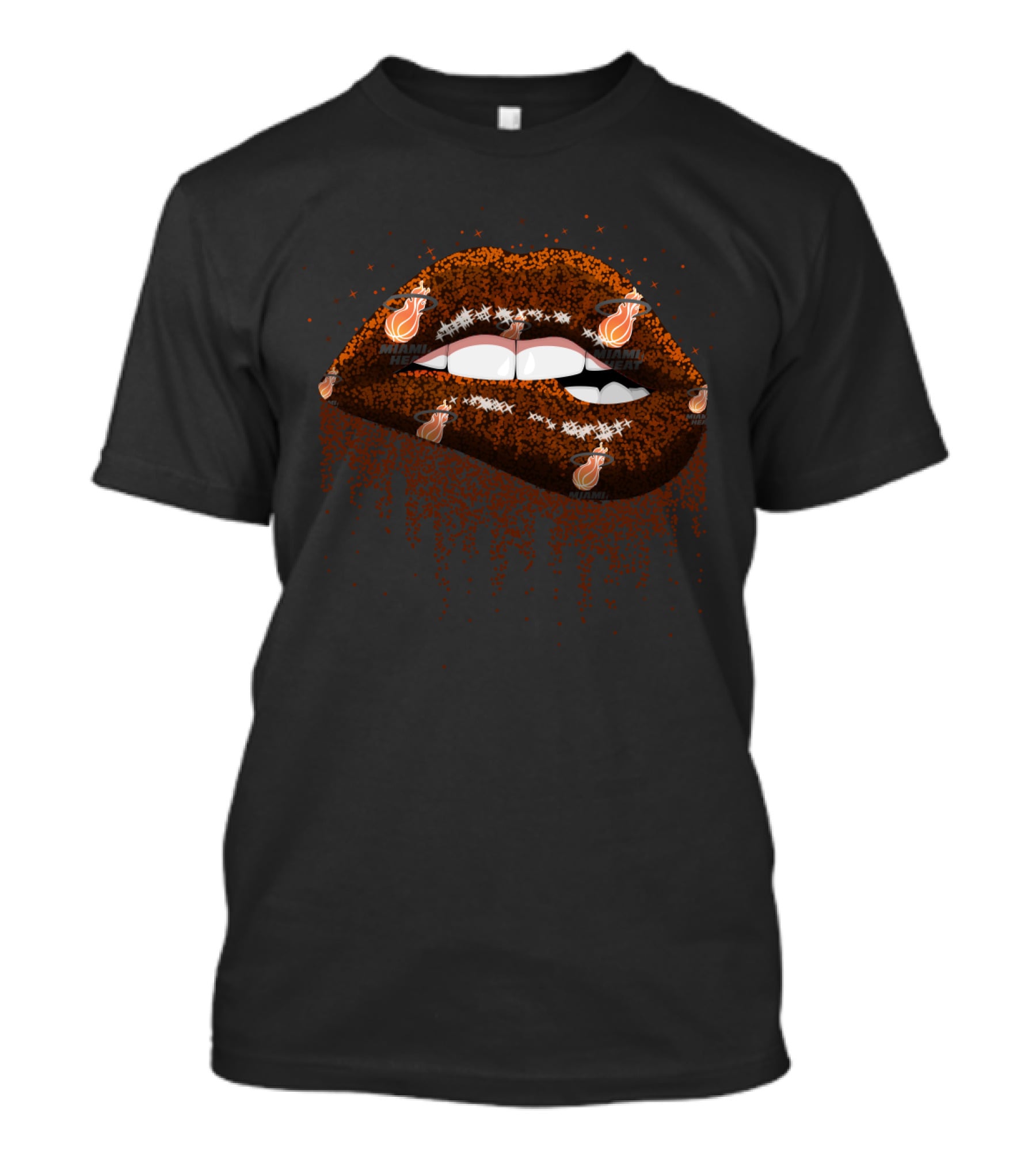 Miami Heat Lips Basketball Fans T-Shirt