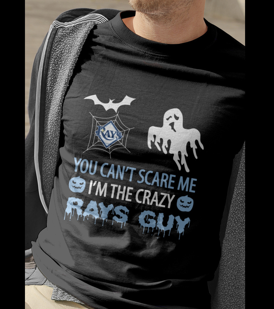 You Can't Scare Me I'm The Crazy Rays Guy Halloween Tampa Bay T-Shirt