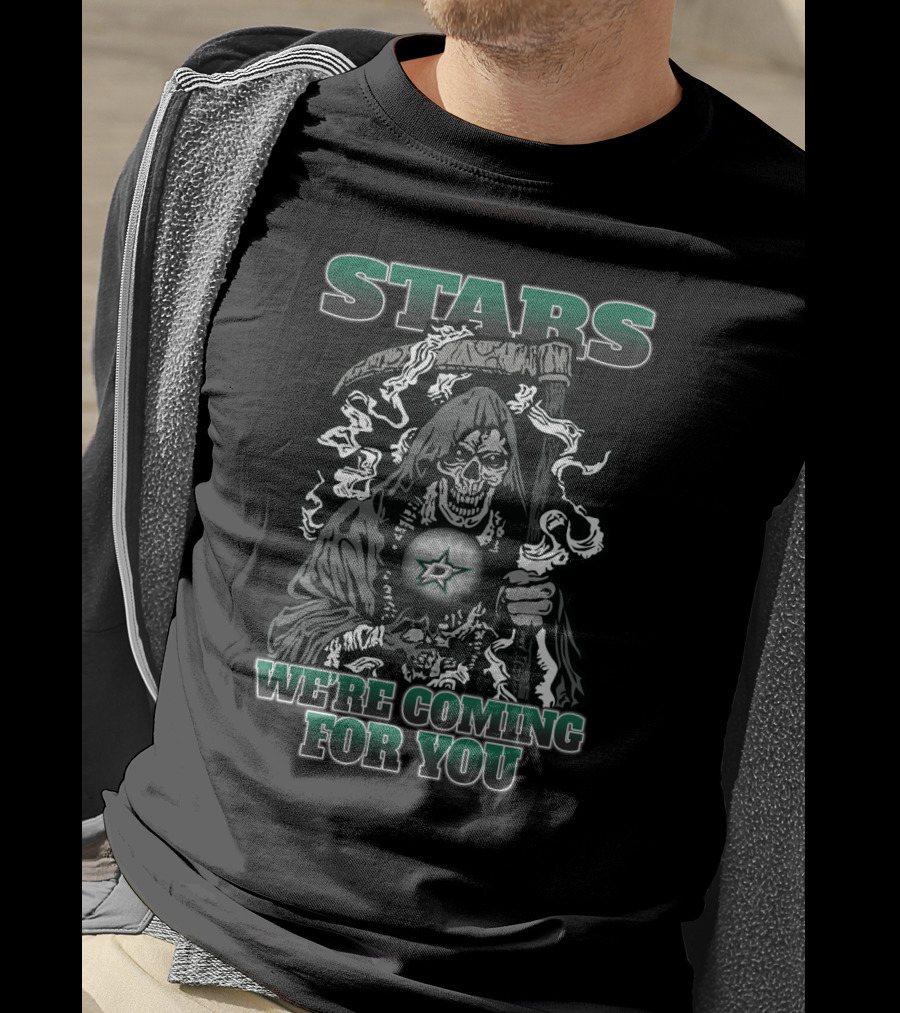 Stars Grim Reaper We're Coming For You T-Shirt