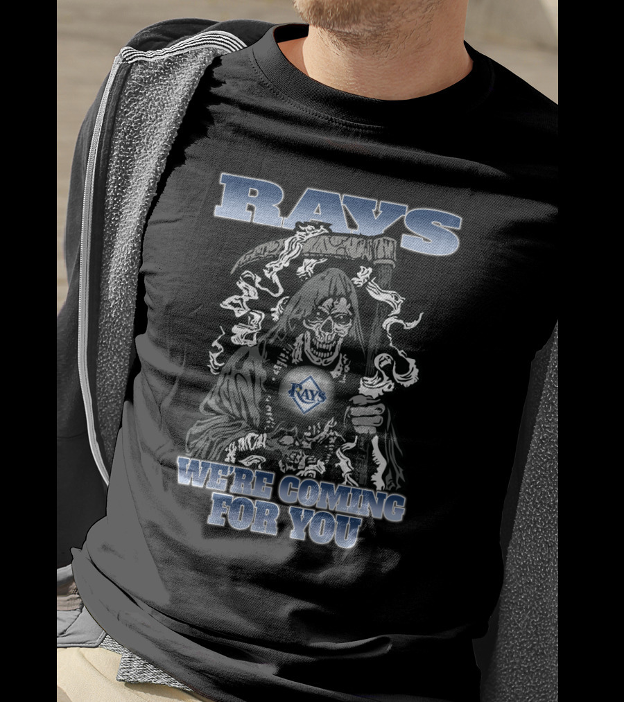 Rays Grim Reaper We're Coming For You T-Shirt