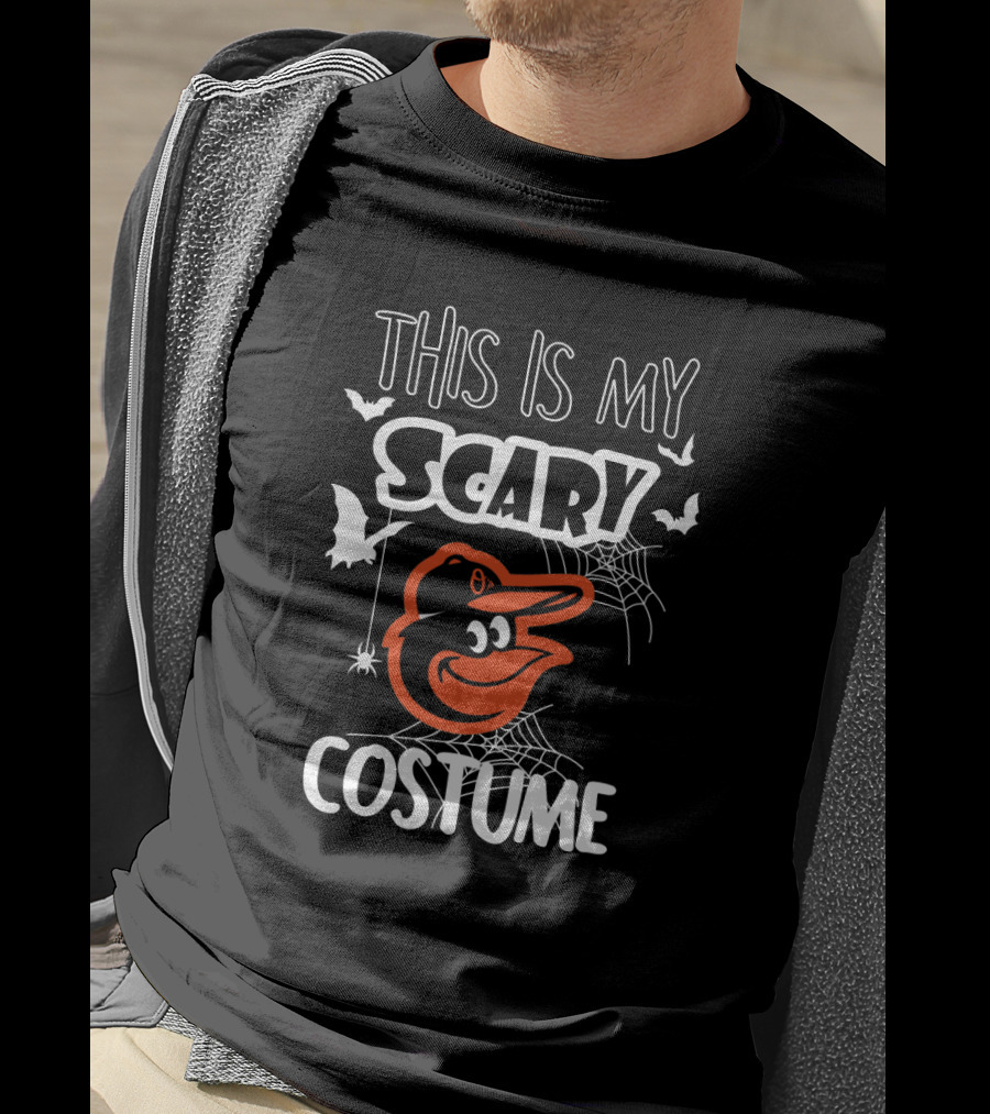 This Is My Scary Costume Baltimore Orioles Halloween T-Shirt