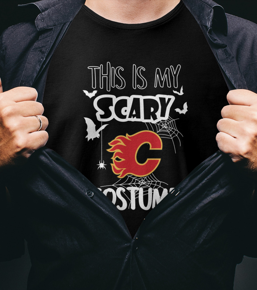 This Is My Scary Calgary Flames Costume T-Shirt