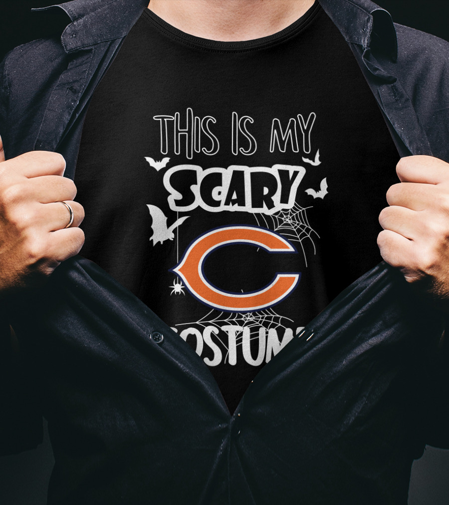 This Is My Scary Chicago Bears Costume T-Shirt