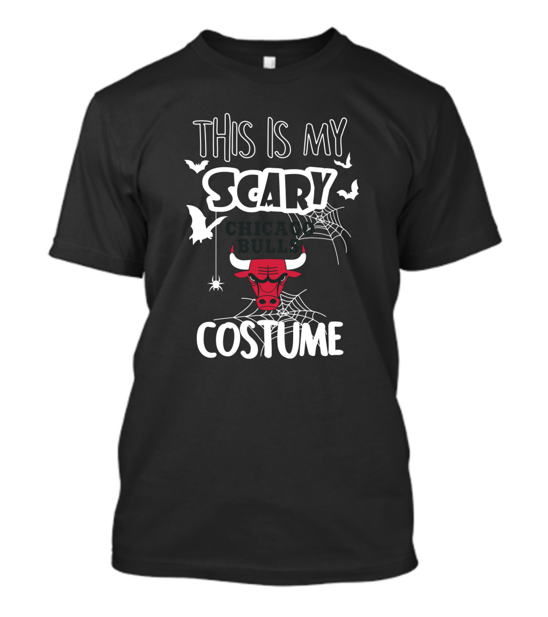 This Is My Scary Costume Chicago Bulls Halloween T-Shirt