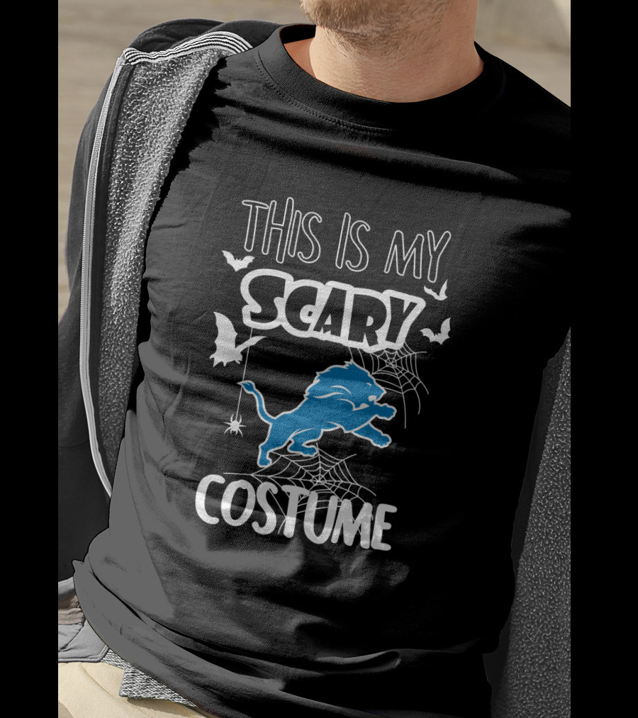This Is My Scary Detroit Lions Costume T-Shirt