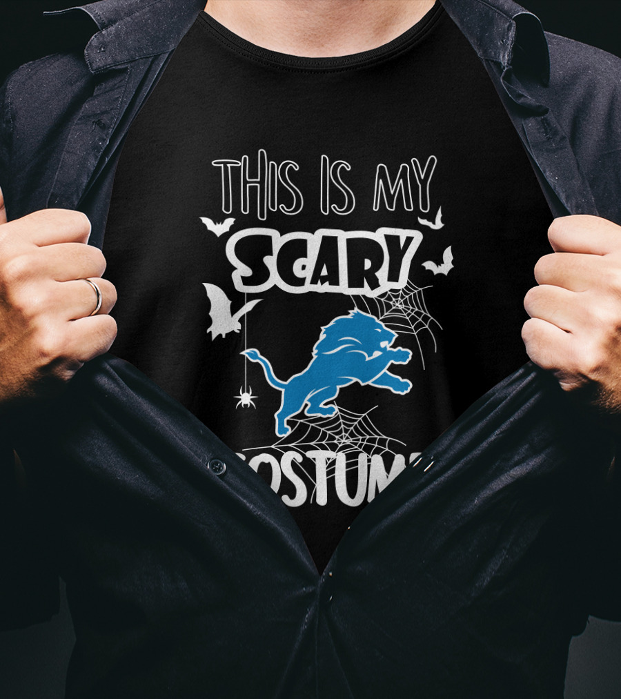 This Is My Scary Detroit Lions Costume T-Shirt
