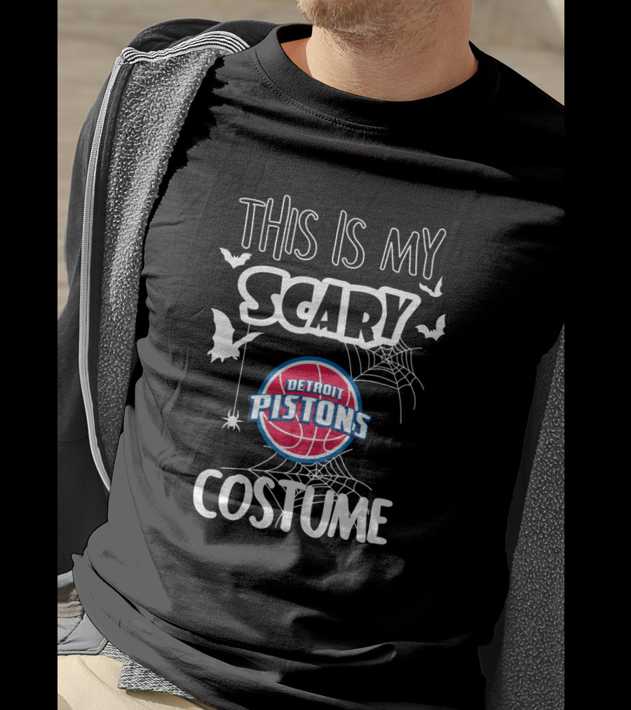This Is My Scary Detroit Pistons Costume T-Shirt
