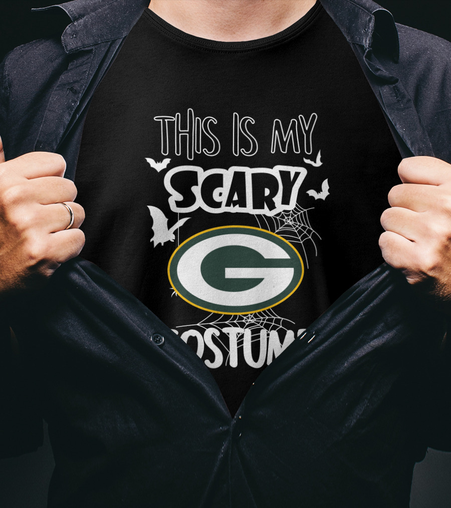 This Is My Scary Green Bay Packers Costume T-Shirt