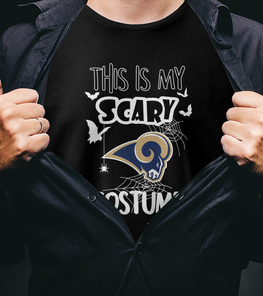 This Is My Scary Los Angeles Rams Costume T-Shirt