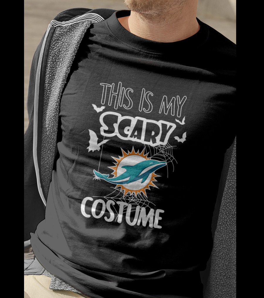 This Is My Scary Miami Dolphins Costume T-Shirt