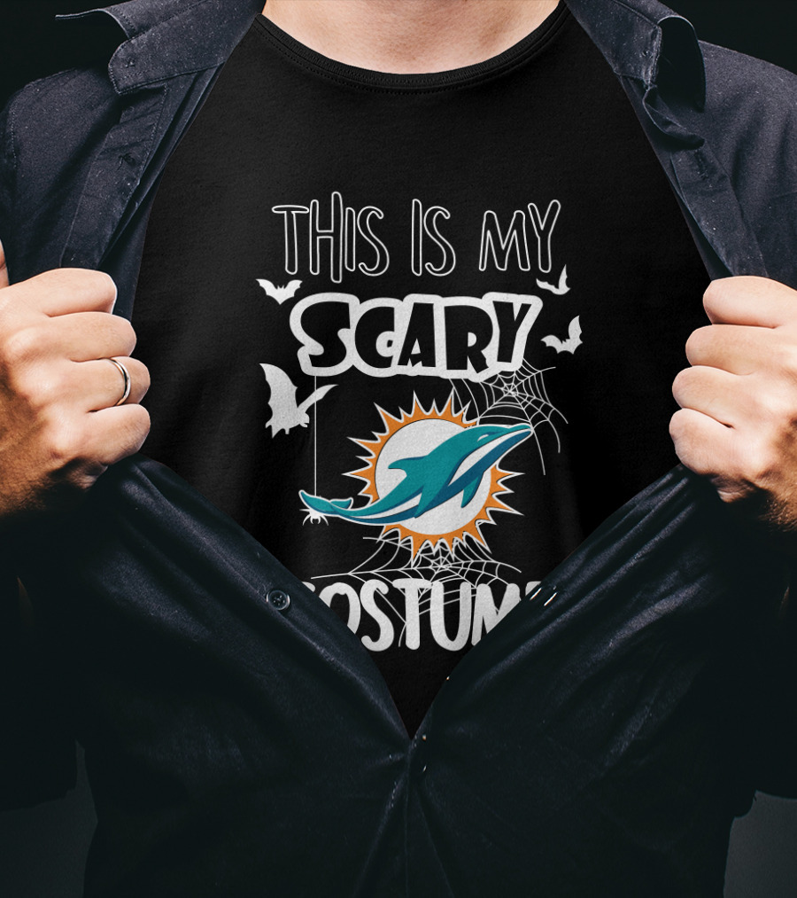 This Is My Scary Miami Dolphins Costume T-Shirt