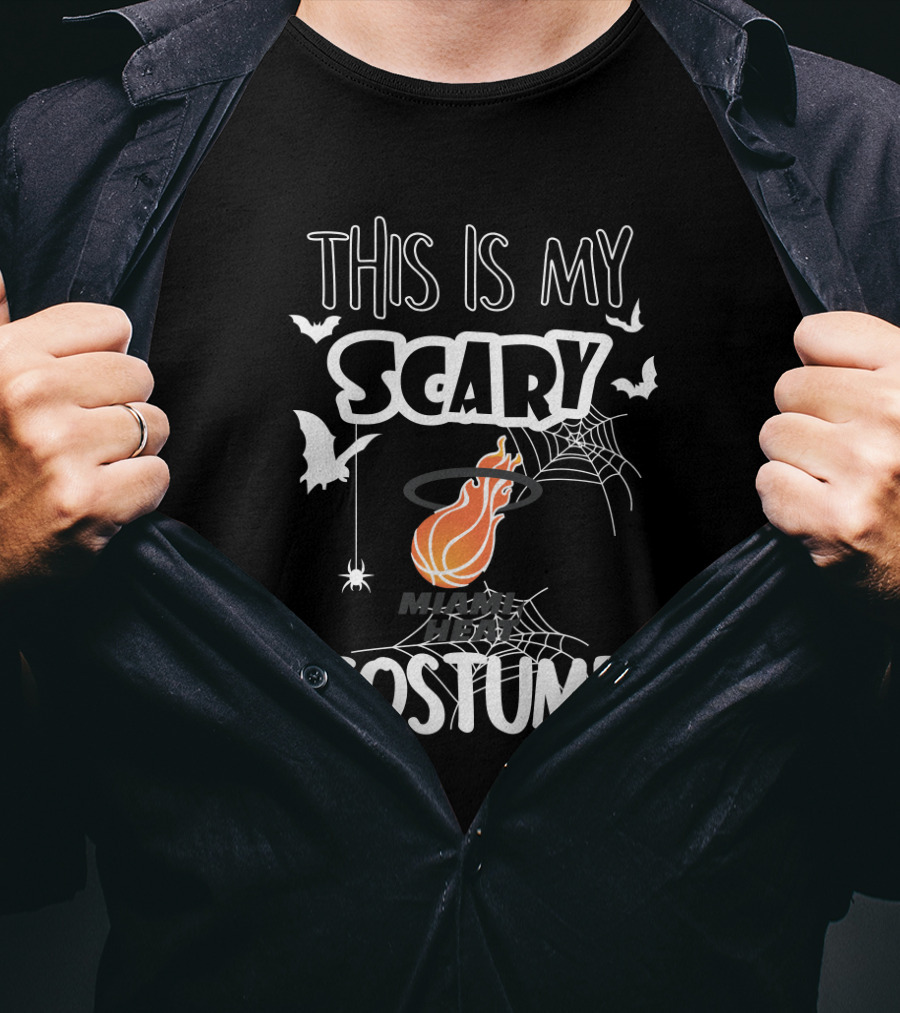 This Is My Scary Miami Heat Costume Halloween T-Shirt