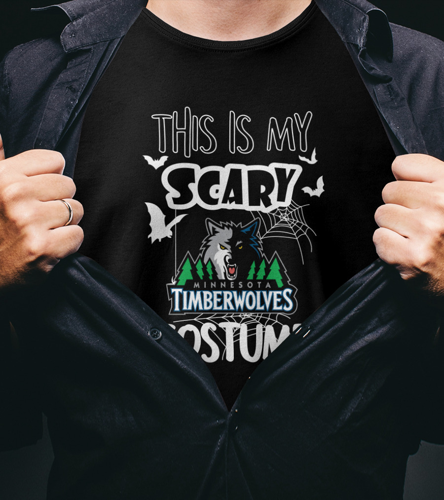 This Is My Scary Minnesota Timberwolves Costume T-Shirt