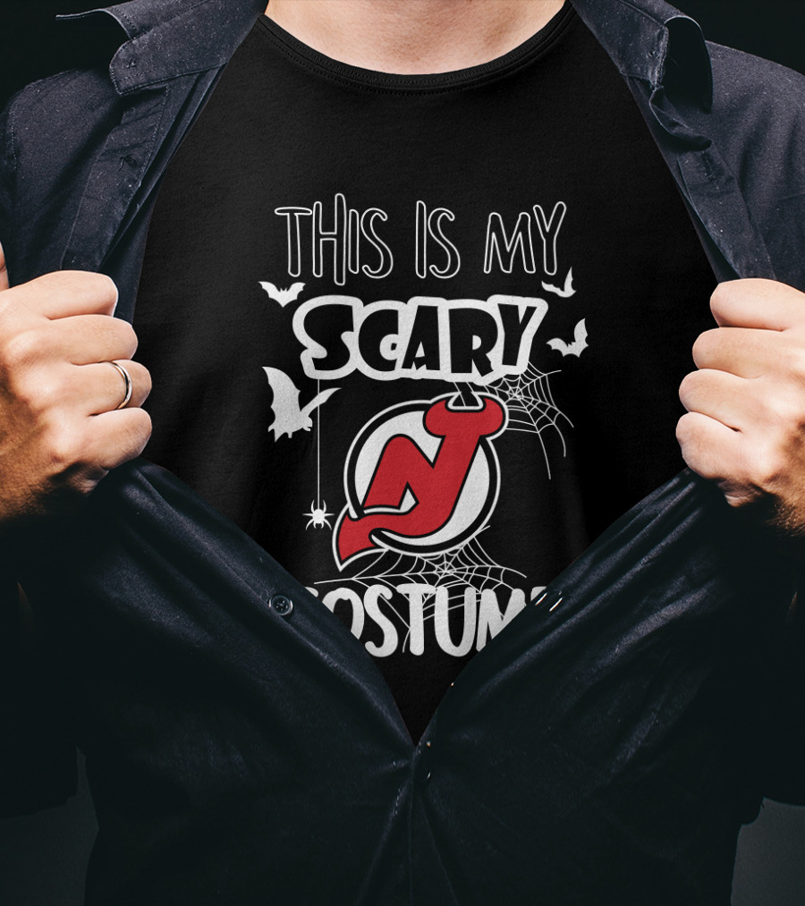 This Is My Scary New Jersey Devils Costume T-Shirt