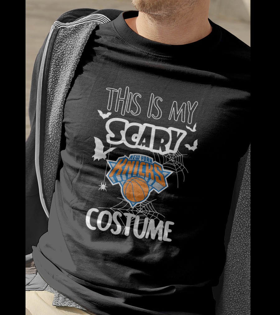 This Is My Scary New York Knicks Costume T-Shirt