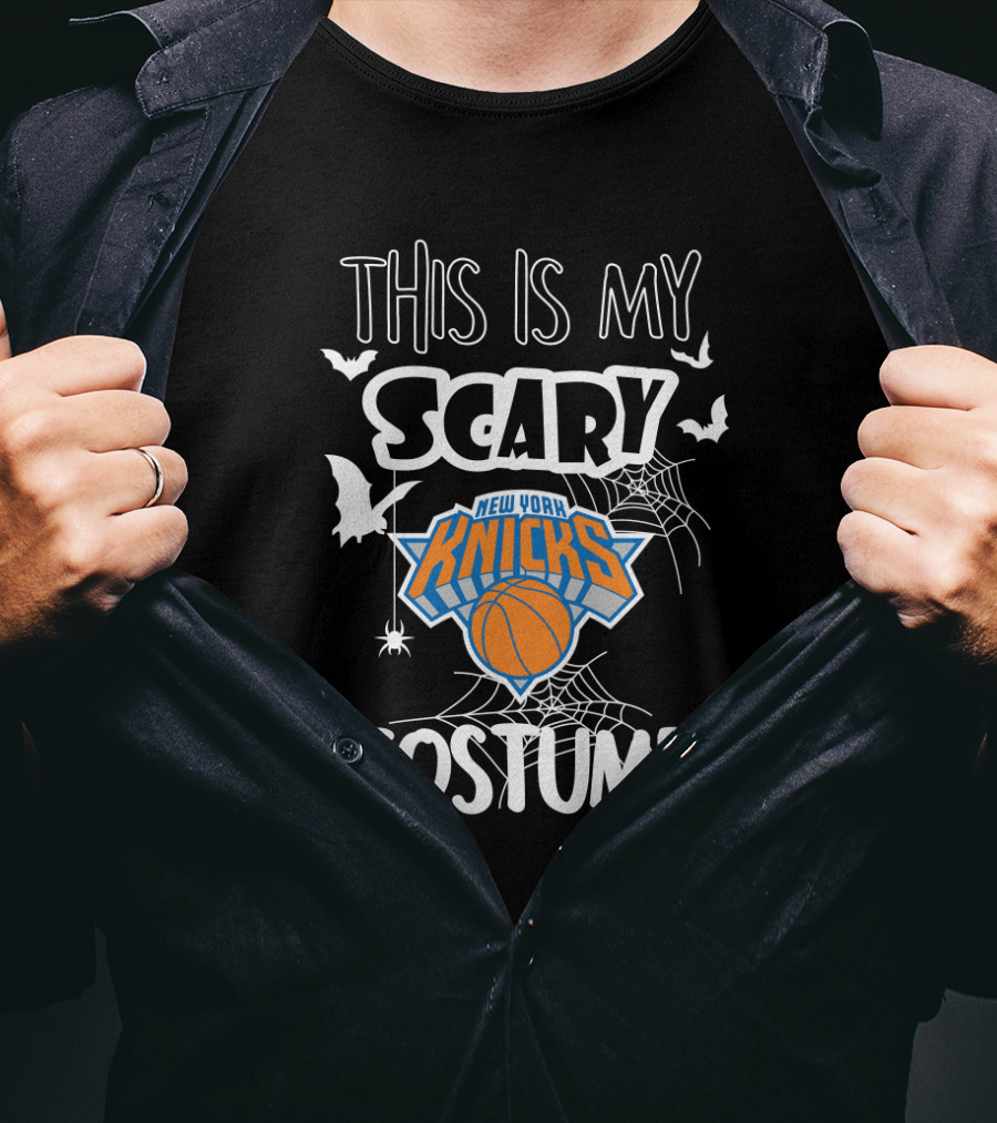This Is My Scary New York Knicks Costume T-Shirt