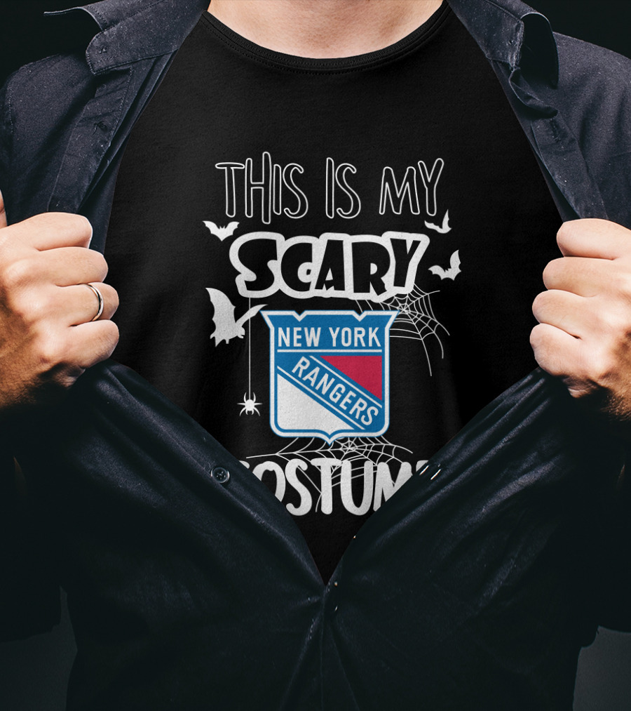 This Is My Scary New York Rangers Costume T-Shirt