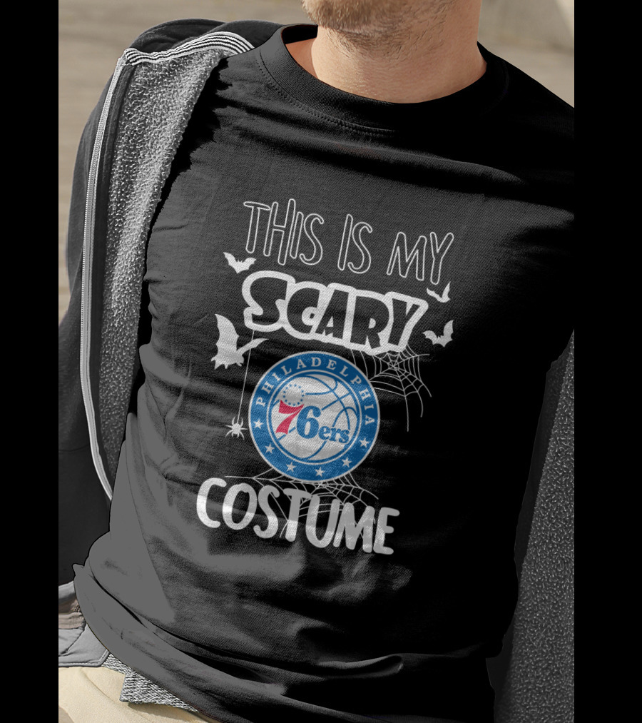Philadelphia 76ers This Is My Scary Costume T-Shirt