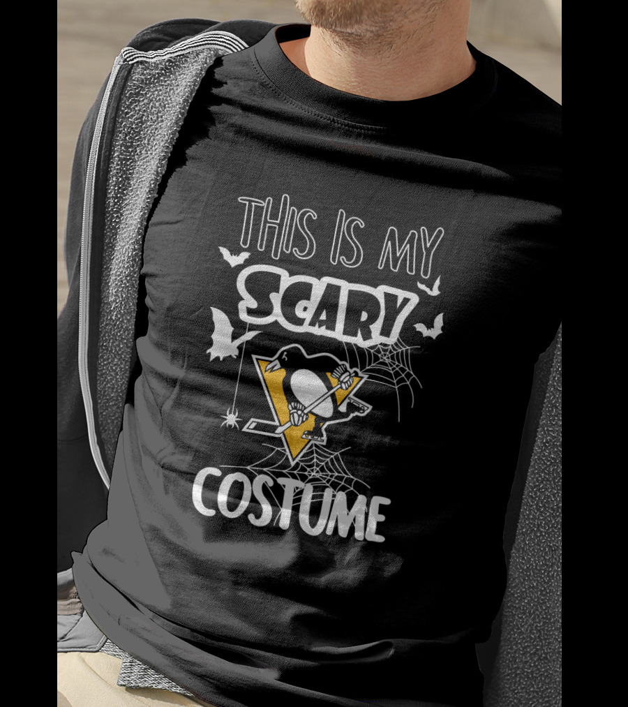 This Is My Scary Costume Pittsburgh Penguins Halloween T-Shirt