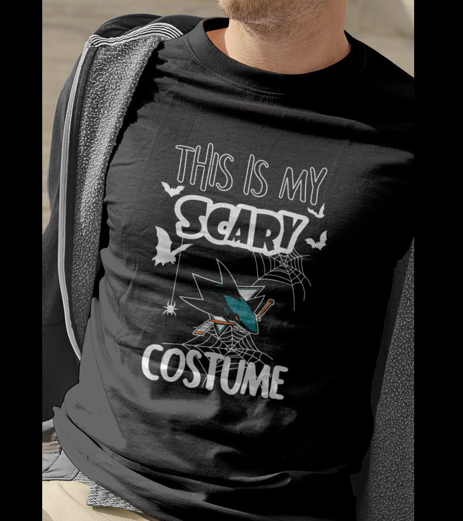 This Is My Scary Costume San Jose Sharks Halloween T-Shirt