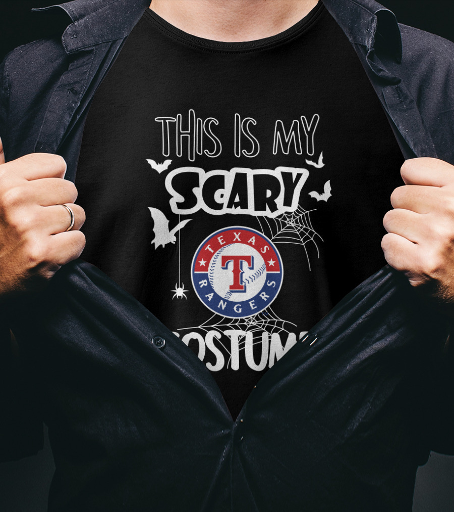 This Is My Scary Texas Rangers Costume T-Shirt