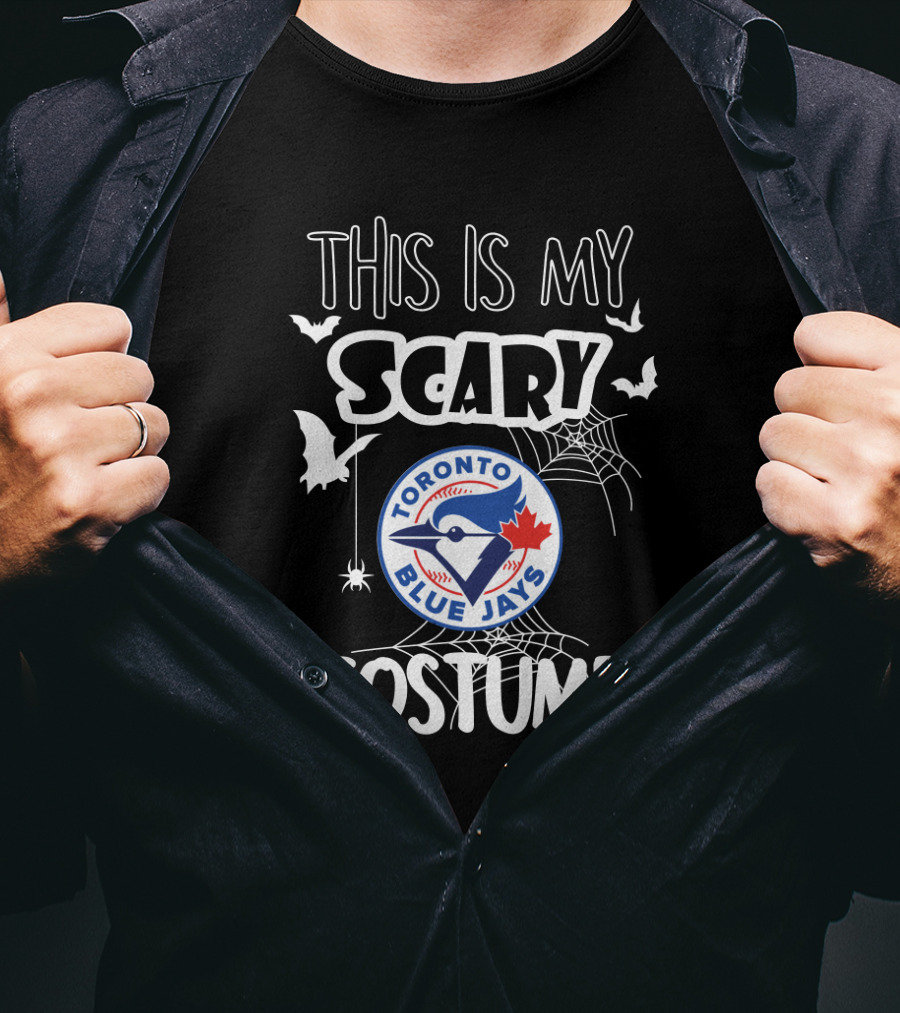 This Is My Scary Costume Toronto Blue Jays Halloween T-Shirt
