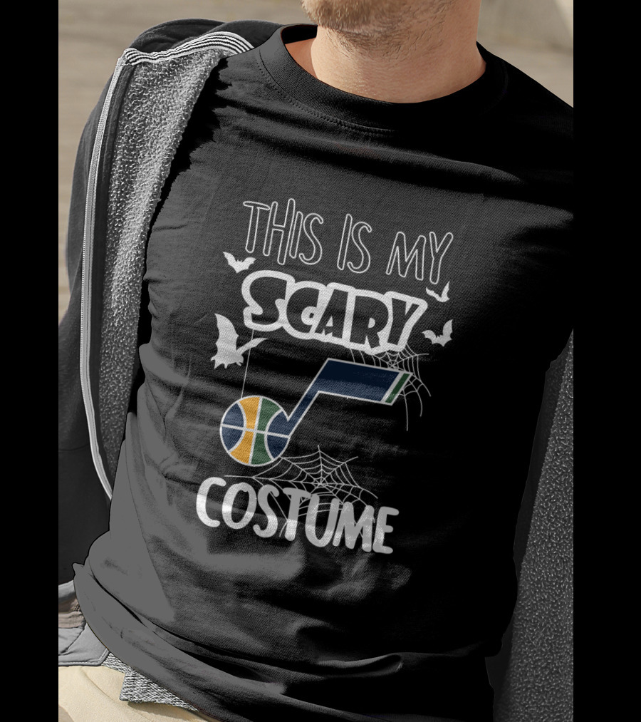 This Is My Scary Utah Jazz Costume T-Shirt