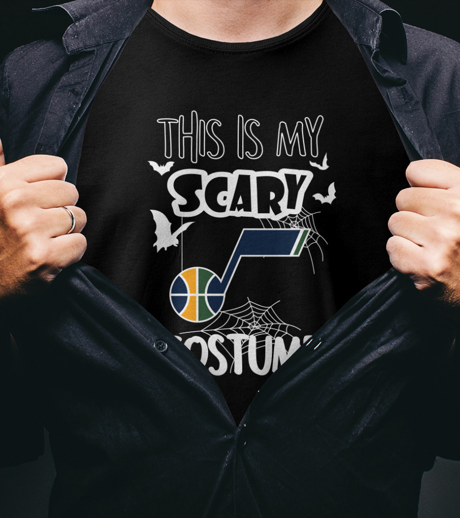 This Is My Scary Utah Jazz Costume T-Shirt