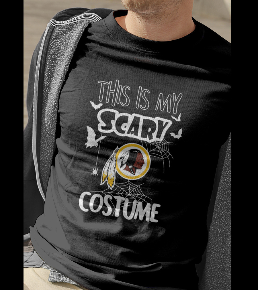 This Is My Scary Washington Redskins Costume T-Shirt