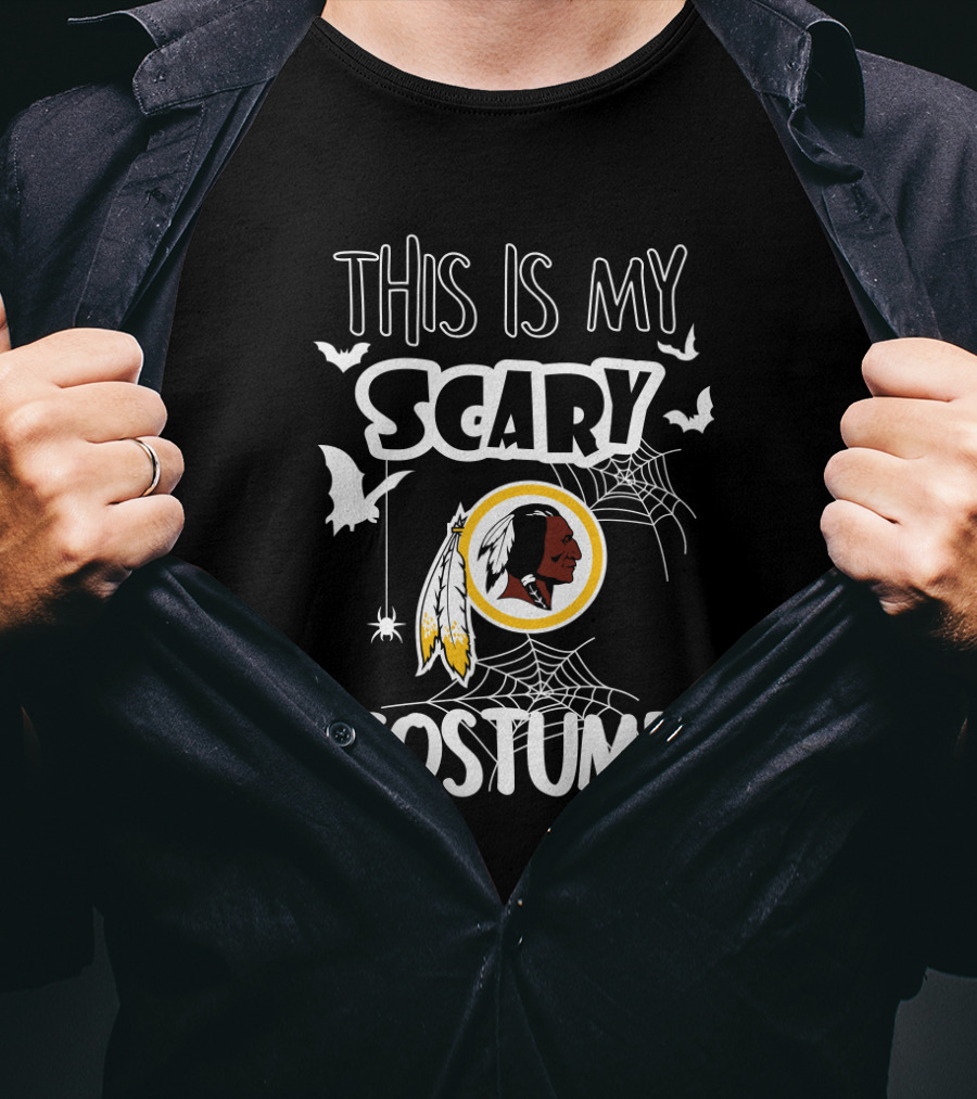 This Is My Scary Washington Redskins Costume T-Shirt