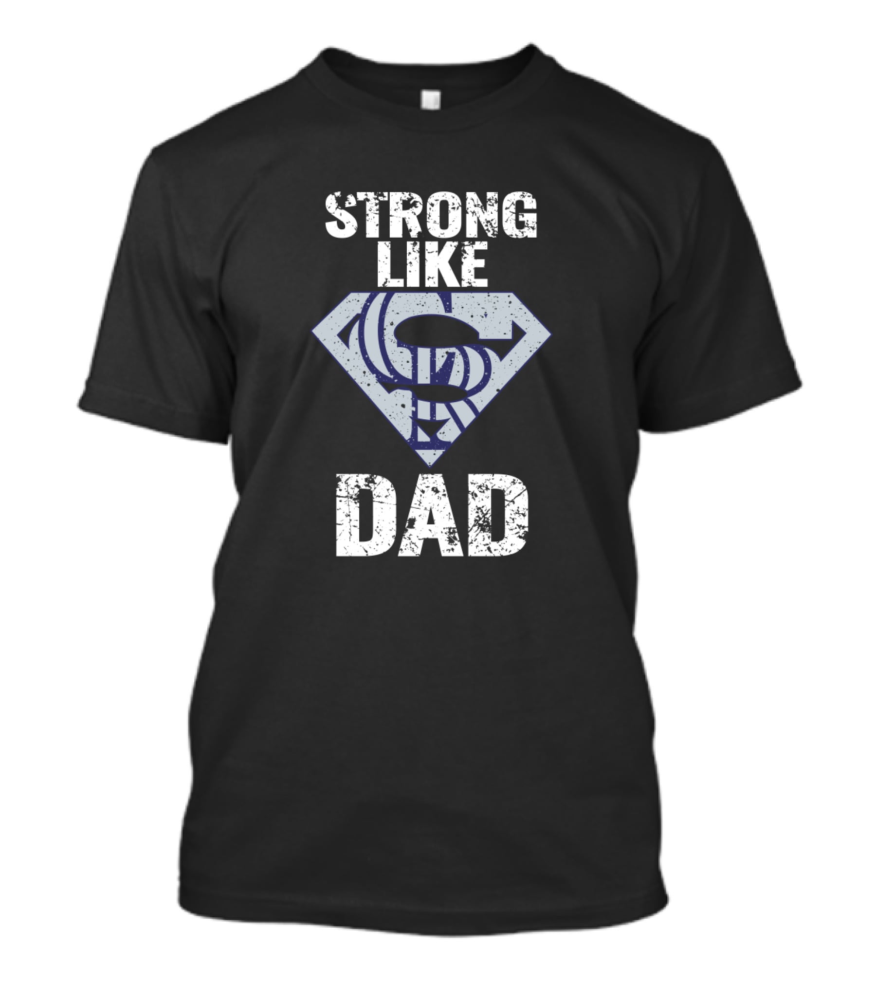Strong Like Dad Colorado Rockies Super Dad Iconic T-Shirt