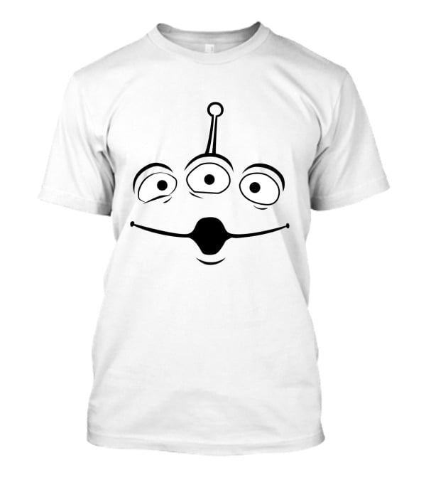 Toy Story Alien Face Disney Pixar Three-Eyed Character T-Shirt