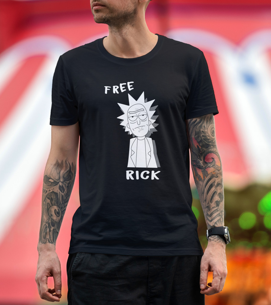 Rick and Morty Fans Unite for Free Rick Movement T-Shirt