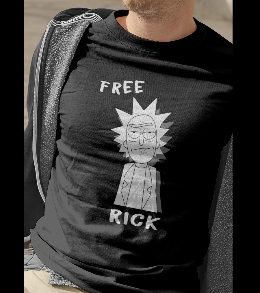 Rick And Morty Fans Unite For Free Rick Movement T-Shirt
