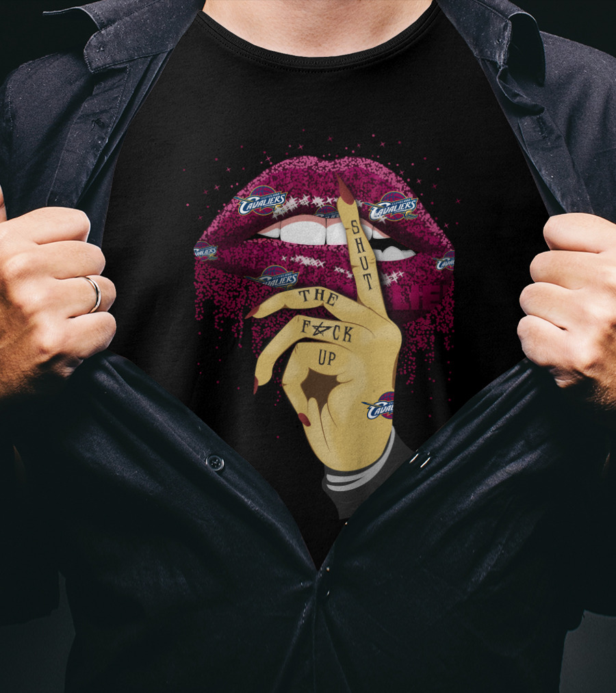 Cleveland Cavaliers Lips Shut Up Statement T-Shirt