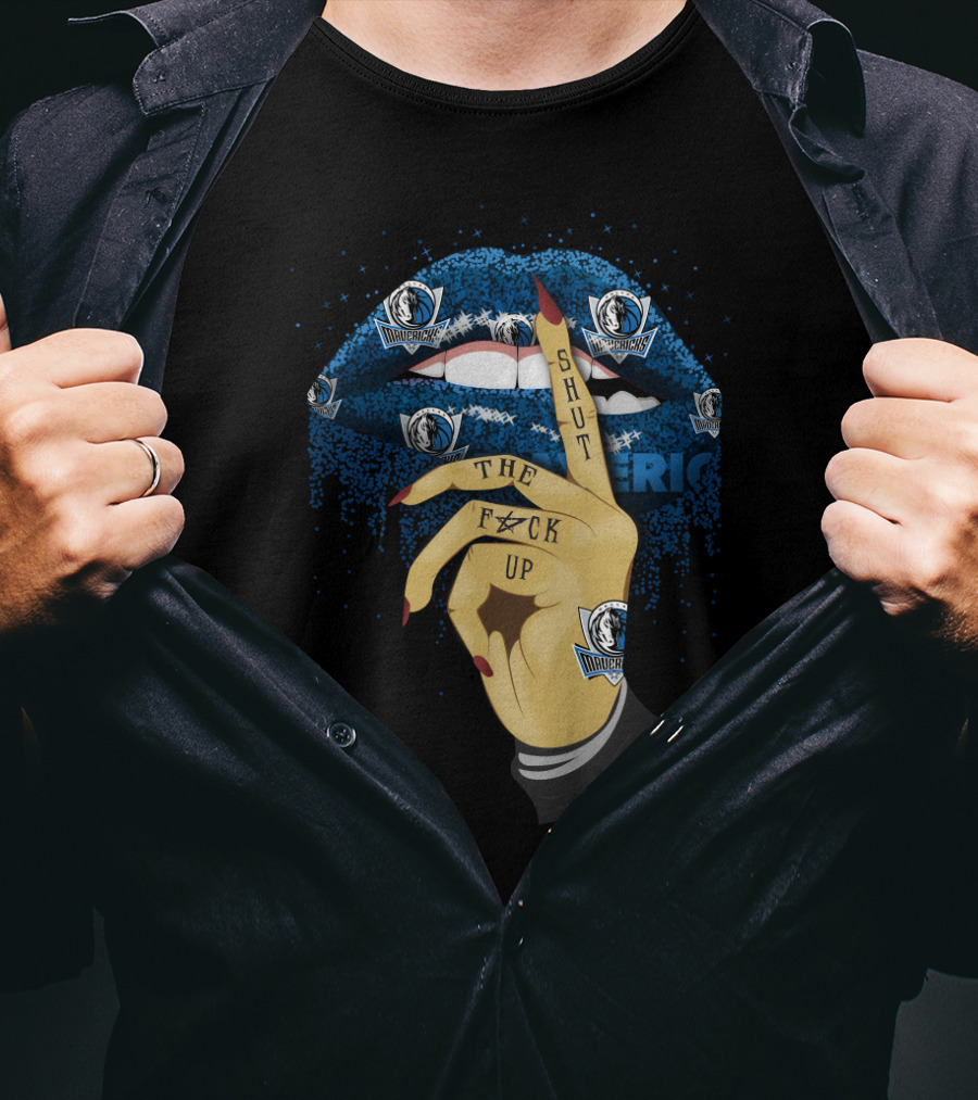 Shut Up Lip Dallas Mavericks T-Shirt