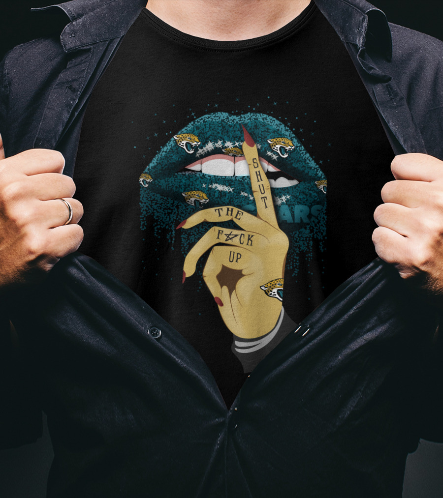 Shut The F**K Up Lips For Jaguars Fans T-Shirt